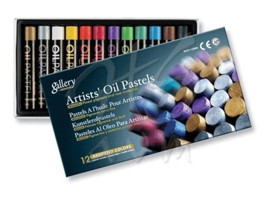 Gallery Artists Oil Pastel 12'li Metalik Tonlar Pastel Boya