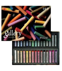 Gallery Artist Kalite Yumuşak Yuvarlak Toz Pastel 30lu Set Pastel Boya