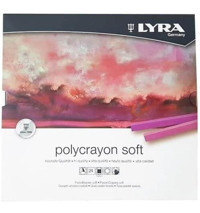 Lyra Polycrayon Soft 24'lü Toz Ana Renkler Pastel Boya