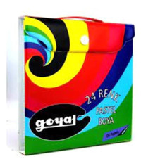 Goyal Çantalı 24 Renk Pastel Boya