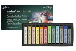 Mungyo Gallery Soft Kare Pastel Tam Boy 12'li Karton Kutu Pastel Boya