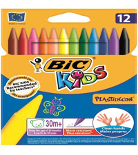 Bic Plastidecor Karton Kutu 12'li Pastel Boya