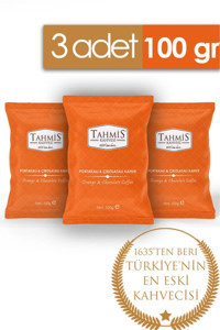 Tahmis Portakallı Orta Kavrulmuş Türk Kahvesi 3x100 gr