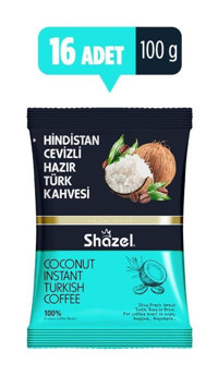 Shazel Hindistan Cevizi Türk Kahvesi 16x100 gr