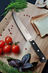 Stevig ST-400.029 Çelik Tırtıklı Bıçak 19 cm