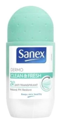 Sanex Dermo Clean&Fresh Roll-On Unisex Deodorant 50 ml