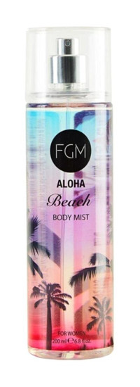 Fgm Aloha Beach Çiçeksi-Meyvemsi Kadın Vücut Spreyi 200 ml
