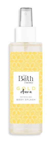 The Bath Factory Gold Aura Fresh Hyalüronik Asit Nemlendiricili Unisex Vücut Spreyi 200 ml