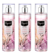 Daycare Sheer Beauty Çiçeksi Unisex Vücut Spreyi 3x200 ml