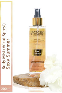 Victory Sexy Summer Yasemin Hyalüronik Asit Nemlendiricili Kadın Vücut Spreyi 200 ml