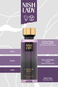 Nishlady L'amour Rose Oryantal Kadın Vücut Spreyi 260 ml