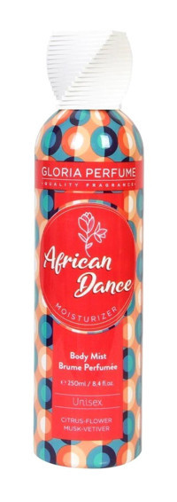 Gloria Perfume Afrıcan Dance Çiçeksi-Meyvemsi Unisex Vücut Spreyi 250 ml