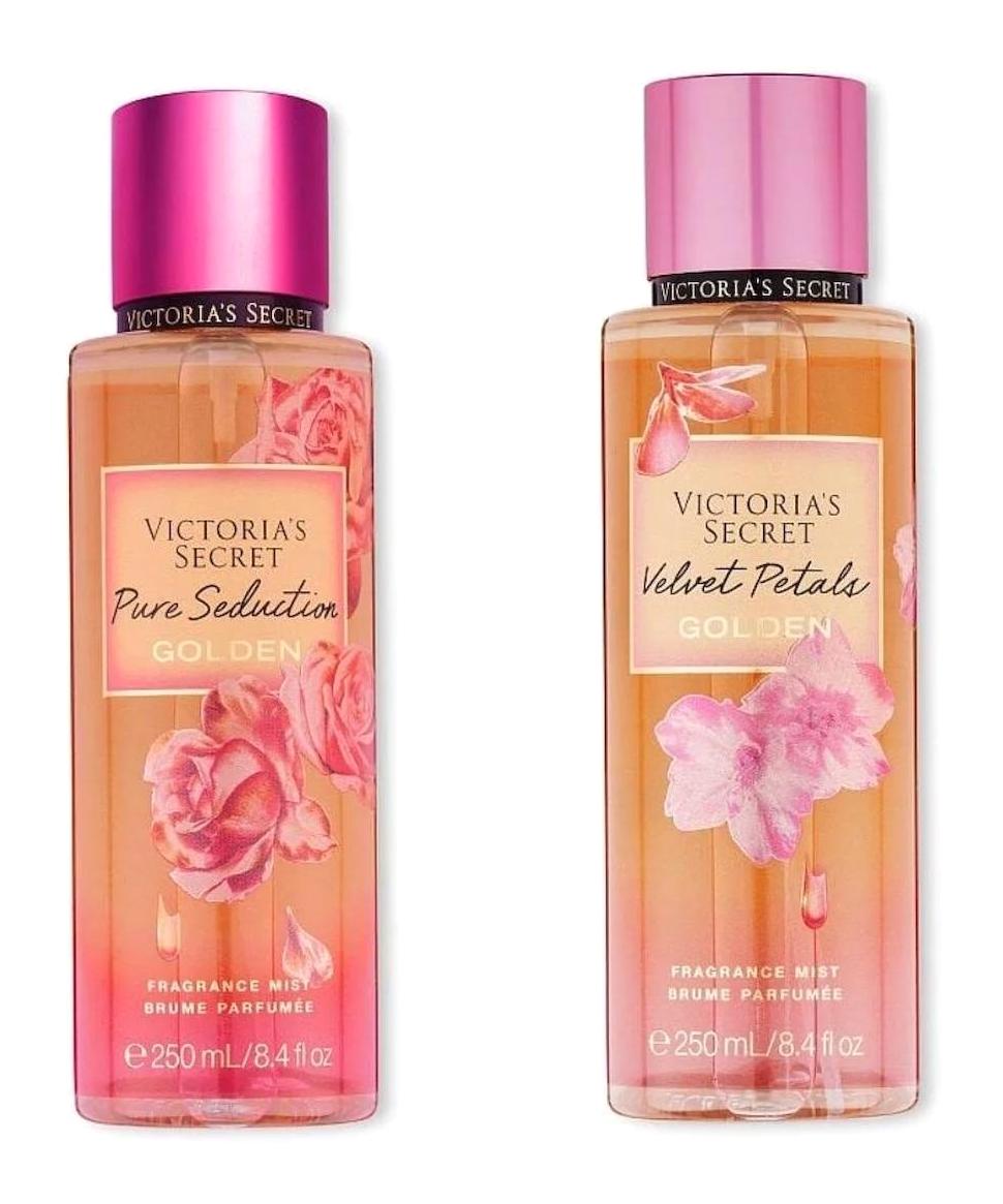 Victoria's Secret Pure Seduction Golden-Velvet Petals Golden Kadın Vücut Spreyi 2x250 ml