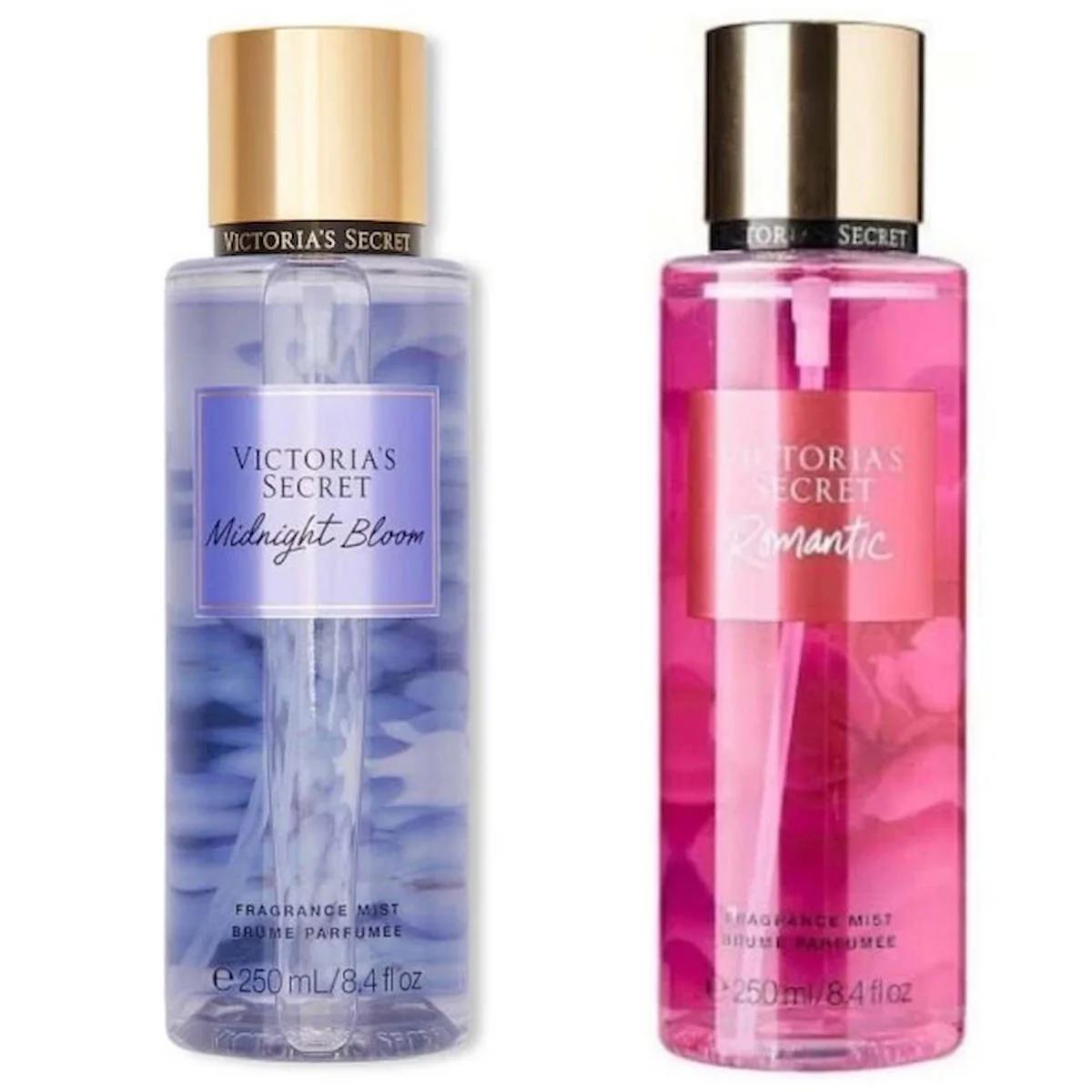 Victoria's Secret Midnight Bloom-Romantic Meyvemsi-Şekerli Kadın Vücut Spreyi 2x250 ml