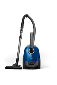 Philips Performer Compact 900 W Yatay Hepa Filtreli Toz Torbalı Süpürge Mavi