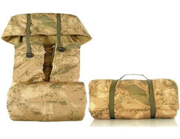 Mehmetkrctactical Askeri -20 Derece Sentetik Dört Mevsim Dağcılık Tek Kişilik Yetişkin Uyku Tulumu Haki