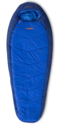 Pinguin Comfort Junıor -24 Derece Polyester Kış Dağcılık Tek Kişilik Yetişkin Uyku Tulumu Mavi