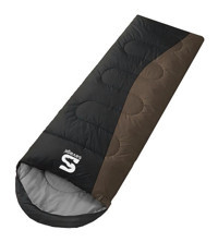 Savage Ys-507 -15 Derece Polyester Kış Kamp Tek Kişilik Yetişkin Uyku Tulumu Kahverengi - Siyah