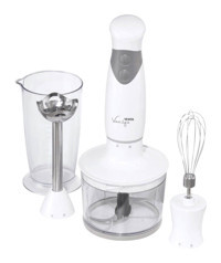 Vestel Vanilya 700 ml Plastik Hazneli 4 Bıçaklı 3'lü Blender Seti Beyaz