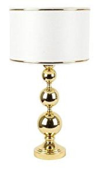 Vinner Gold Krem Metal Abajur