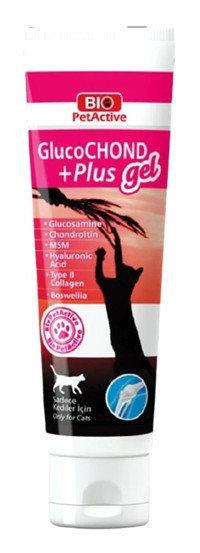 Bio PetActive Glucochond Plus D Vitamini Bağışıklık Güçlendirici Yetişkin Kedi Vitamini Jel 100 ml
