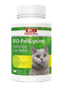Bio PetActive Bio Felilysine Bağışıklık Güçlendirici Yetişkin Kedi Vitamini Tablet