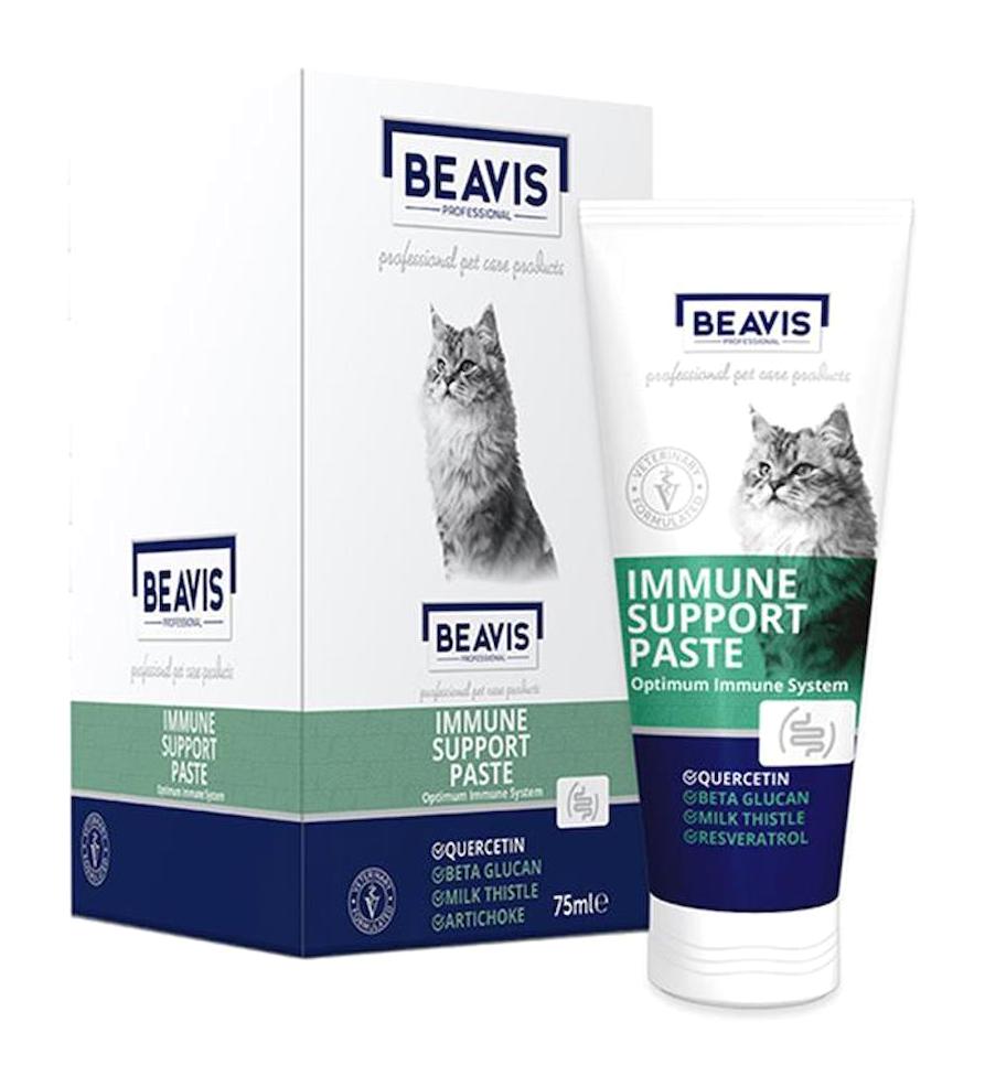 Beavis Immune Support Bağışıklık Güçlendirici Yetişkin-Yavru Kedi Vitamini Macun 75 ml