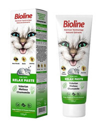 Bioline Relax B Vitamini Sakinleştirici Etki Yetişkin Kedi Vitamini Macun 2x100 gr