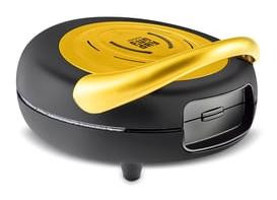 Karaca Funday Yuvarlak Tekli 1000 W Sarı Waffle Makinesi