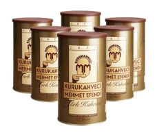 Kurukahveci Mehmet Efendi Sade Orta Kavrulmuş Türk Kahvesi 6x500 gr
