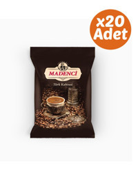 Madenci Sade Orta Kavrulmuş Türk Kahvesi 20x100 gr