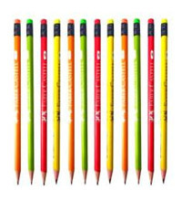 Faber-Castell 12'li Silgili Yuvarlak HB Siyah Kurşun Kalem Seti