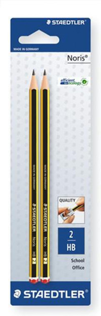 Staedtler Noris - Blister 2'li HB Siyah Kurşun Kalem Seti