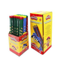 Play-Doh Oluklu 72'li Üçgen HB Siyah Kurşun Kalem Seti