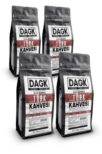 Dagk Sade Orta Kavrulmuş Türk Kahvesi 4x250 gr