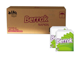 Berrak Kağıt Peçete 32x100'lü