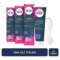 Veet Professional Tüm Ciltler İçin Koltuk Altı Bacak Tüy Dökücü Sprey 3x200 ml