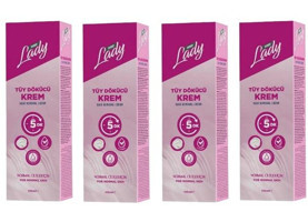 Derby Lady Tüm Ciltler İçin Koltuk Altı Bacak Tüy Dökücü Sprey 4x100 ml