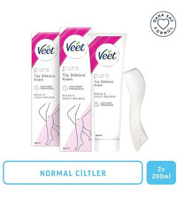 Veet Pure Normal Ciltler İçin Koltuk Altı Bacak Tüy Dökücü Sprey 2x200 ml