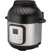 Instant Pot Duo Crisp Airfryer 7.6 lt Yağsız Fritöz Gümüş