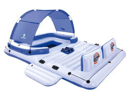 Bestway Bardaklı Gölgelikli 389 cm X 274 cm Ada Tipi Yetişkin Deniz Yatağı