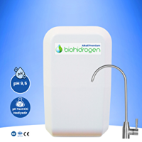 Biohidrogen Alkali Premium 6 Aşamalı 9 lt Kapalı Kasa Pompasız Tezgah Altı Su Arıtma Cihazı