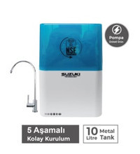 Suzuki Technology Alpha Plus 3 Filtreli 8 lt Kapalı Kasa Pompalı Tezgah Altı Su Arıtma Cihazı