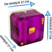 Rainbox 5 Aşamalı 12 lt Kapalı Kasa Pompasız Tezgah Altı Su Arıtma Cihazı Mor