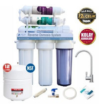Piksel Aqua 10 Aşamalı 12 lt Açık Kasa Pompasız Tezgah Altı Su Arıtma Cihazı