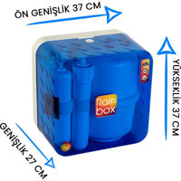 Rainbox 5 Aşamalı 12 lt Kapalı Kasa Pompasız Tezgah Altı Su Arıtma Cihazı Mavi