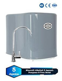 Sumarkt S-tron 5 Aşamalı 12 lt Kapalı Kasa Pompasız Tezgah Altı Su Arıtma Cihazı