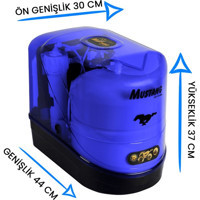 Mustang Life Water 5 Aşamalı 12 lt Kapalı Kasa Pompasız Tezgah Altı Su Arıtma Cihazı Mor