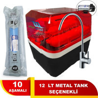 Lg 10 Aşamalı 12 lt Kapalı Kasa Pompalı Tezgah Altı Su Arıtma Cihazı