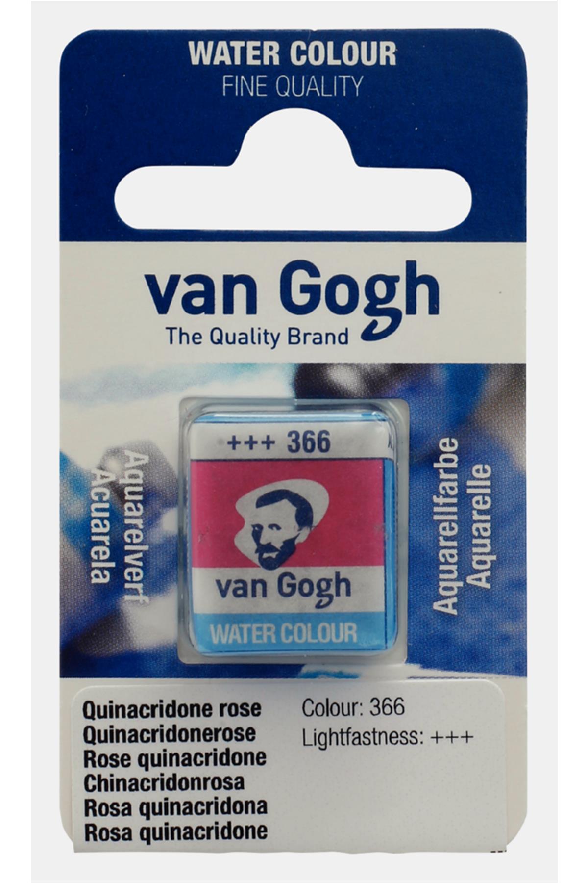 Royal Talens Van Gogh 366 Tablet Sulu Boya Quinaciridone Rose